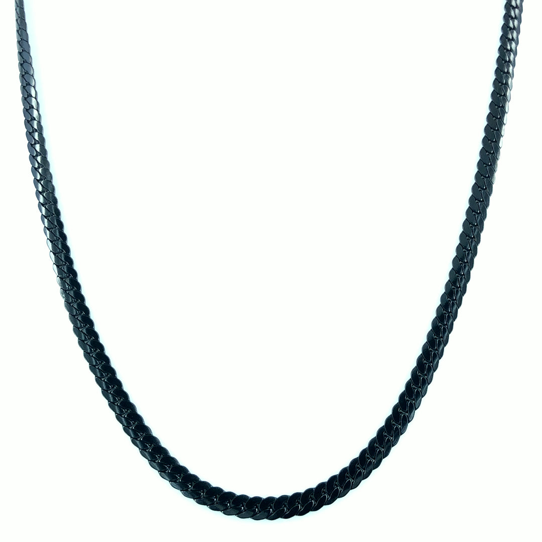 Cuban Chain For Men (Black)