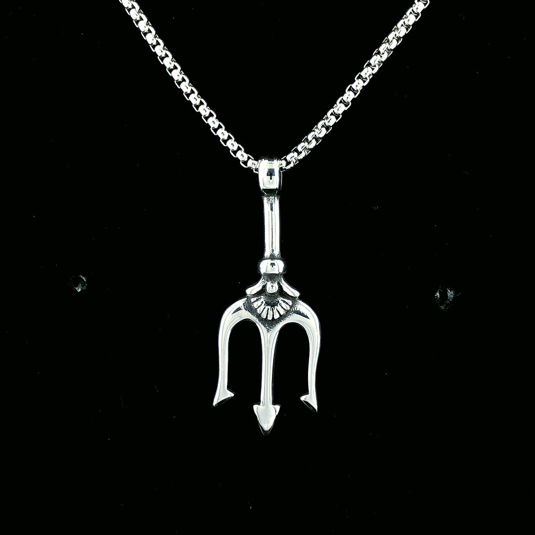 Trishul Locket And Chain For Men