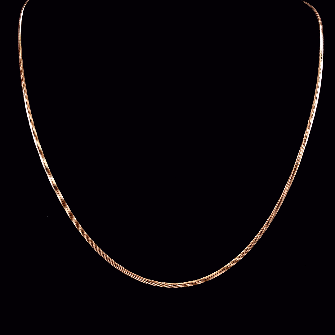 Ultra-Sleek Herringbone Chain