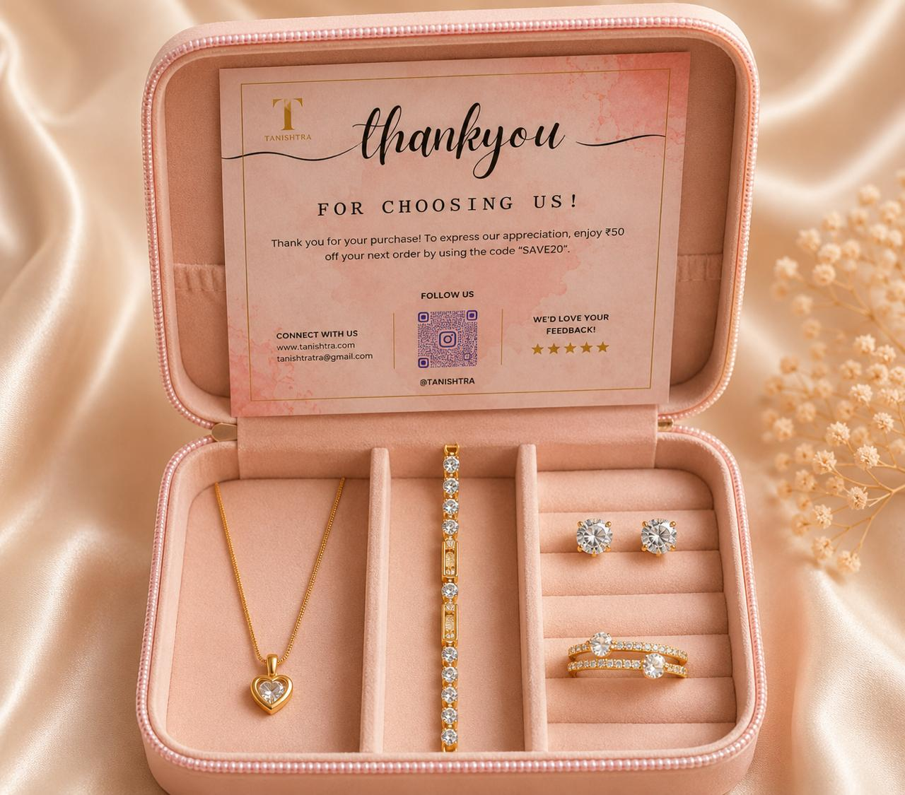 Diamond Collection Gift Hamper - Tanishtra Premium Jewellery Gift Box