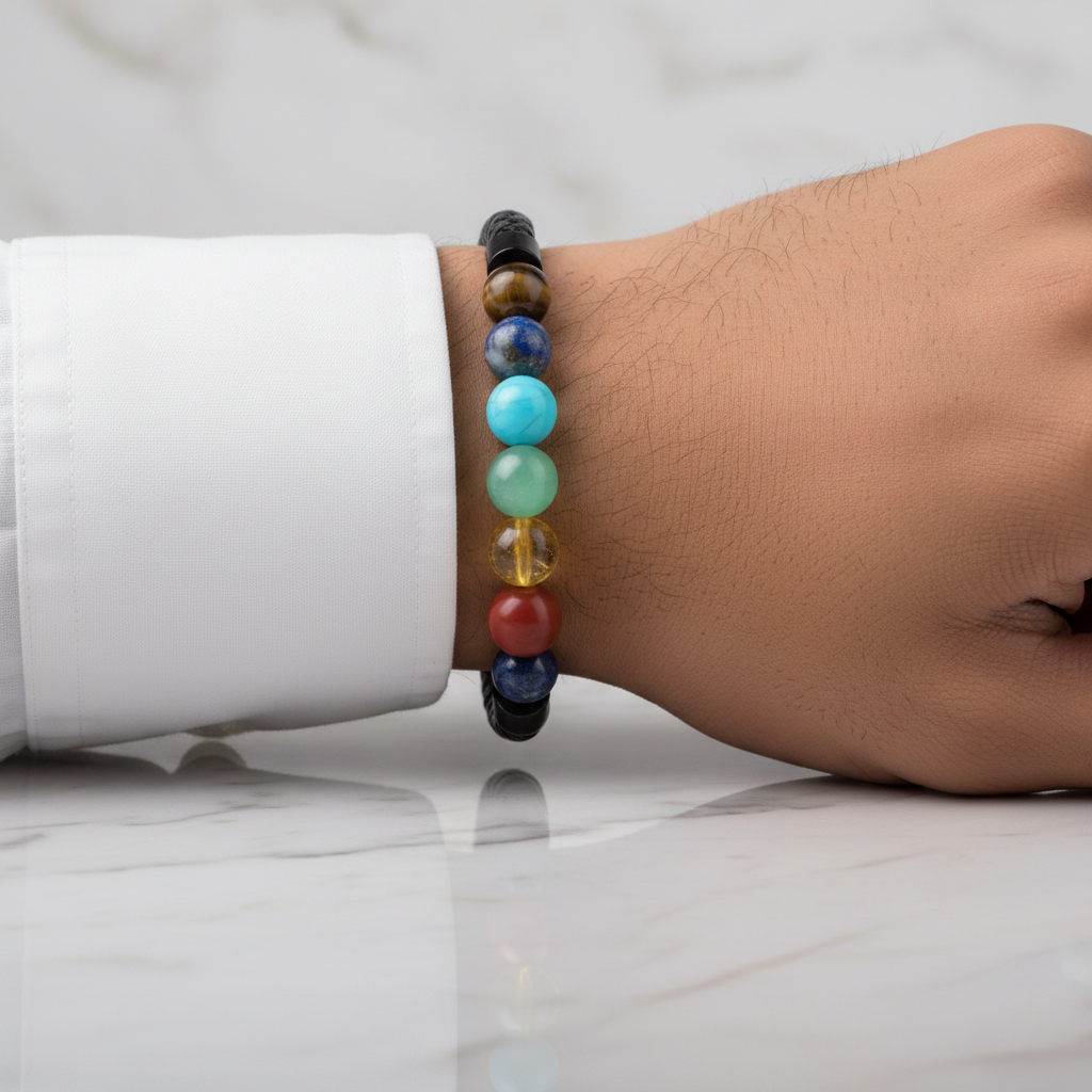Wrist Close-up White Marble