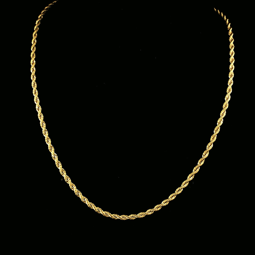Rope Chain For Men (Golden)