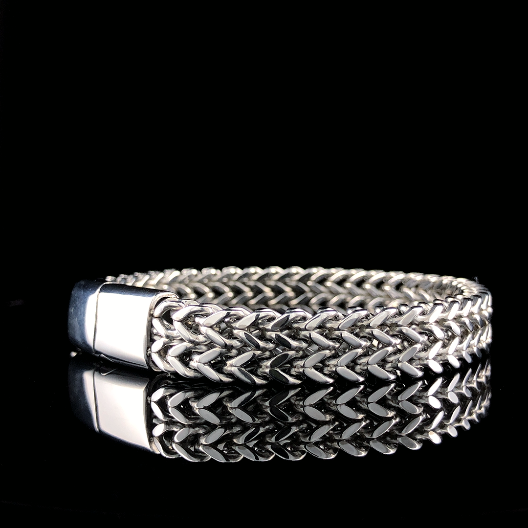 Double Franco Chain Bracelet For Men