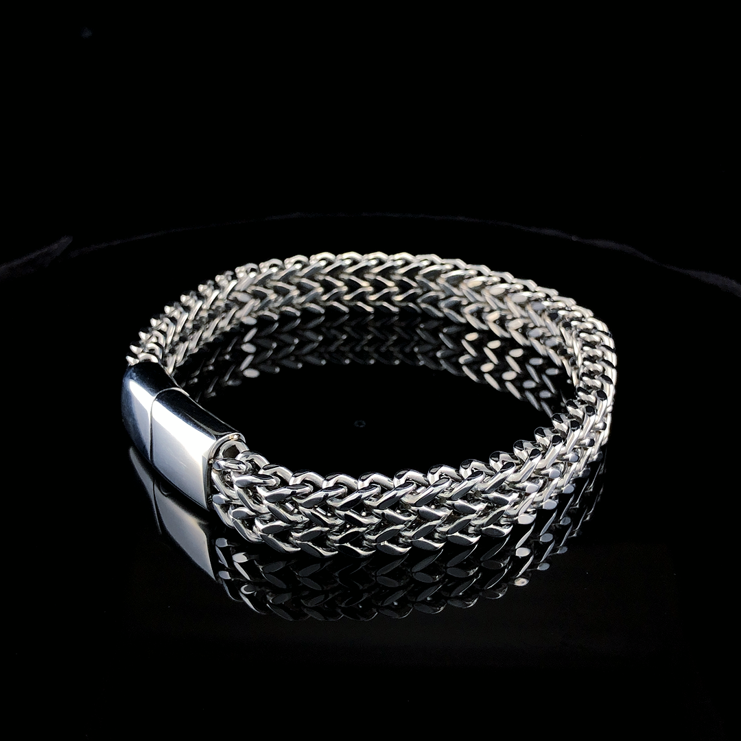 Double Franco Chain Bracelet For Men