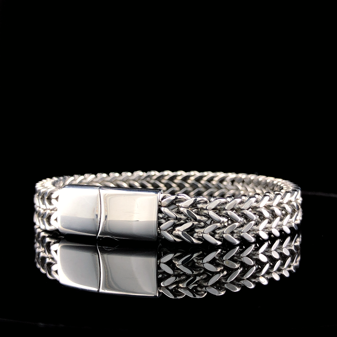 Double Franco Chain Bracelet For Men