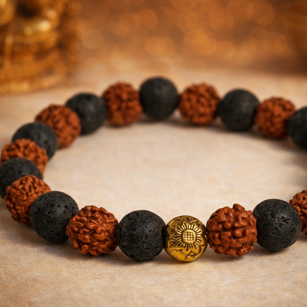 Rudraksha Bracelet – Macro Detail